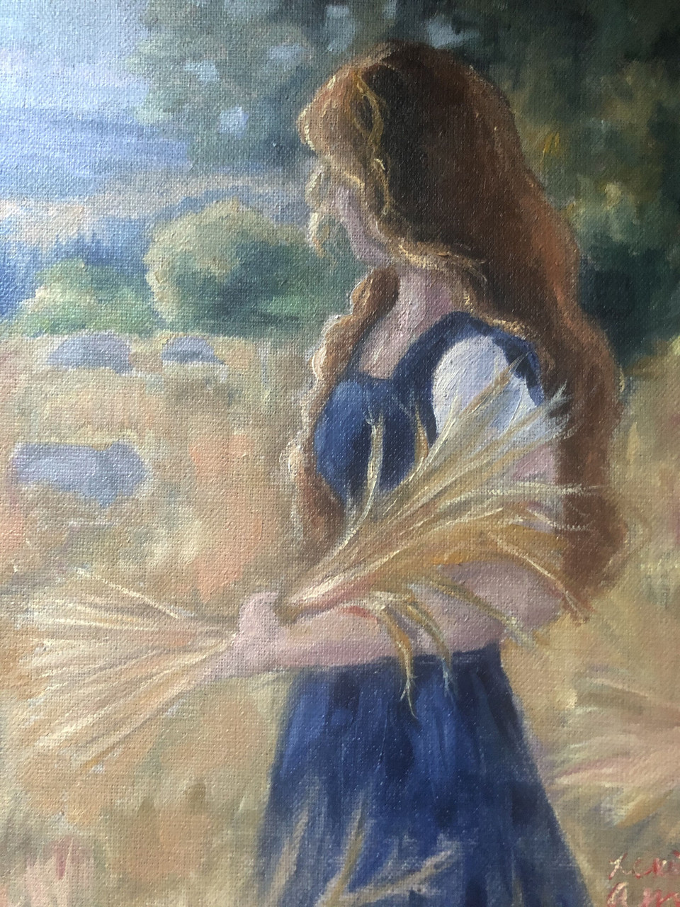 Woman in the Wheat Field