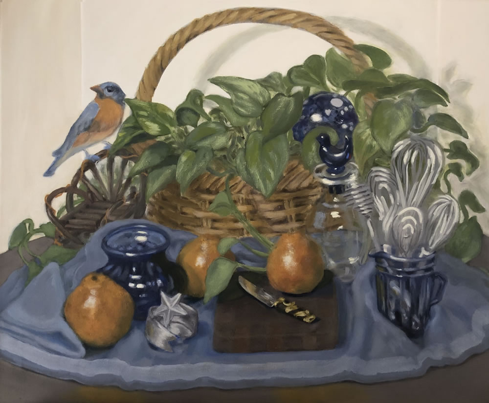 Still Life with Oranges by Helen Gore