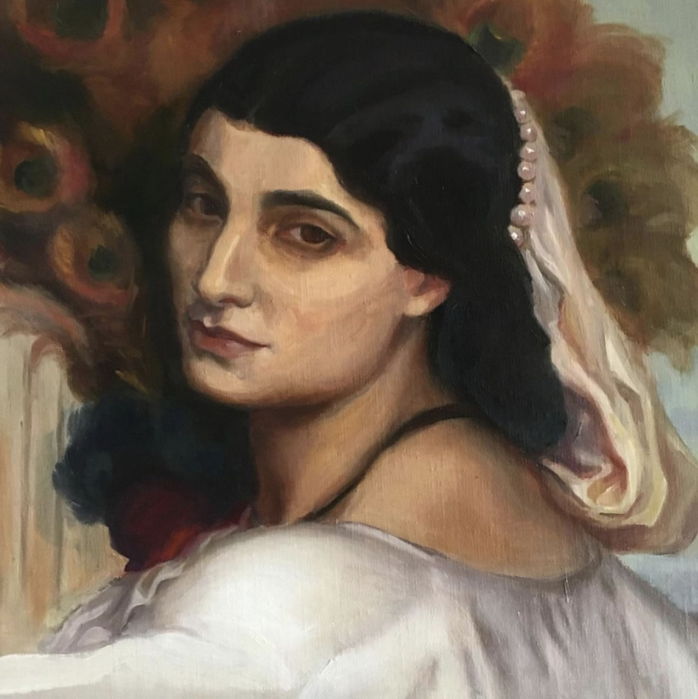 Study of 'Pavonia' By Lord Frederic Leighton
