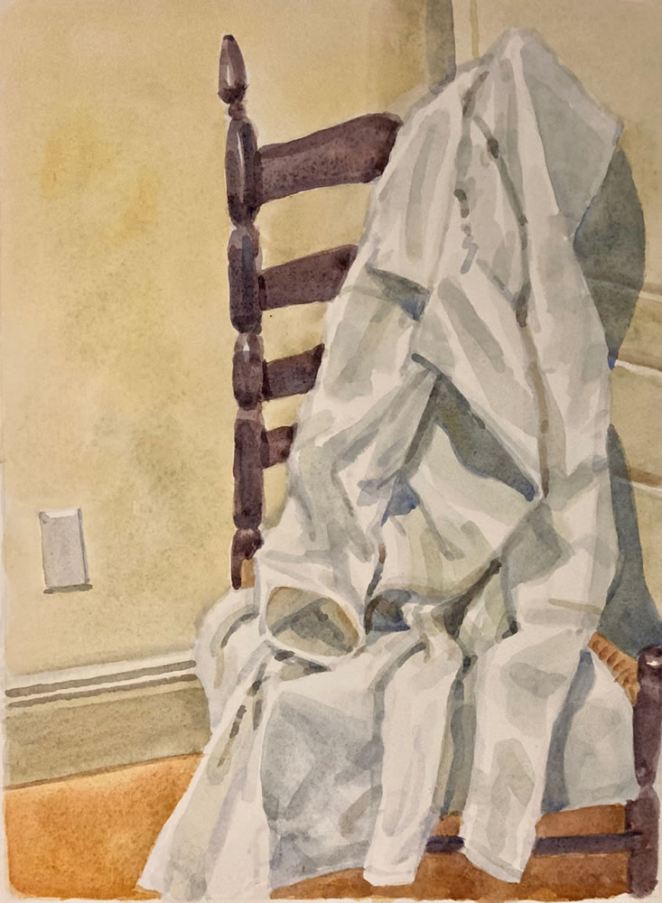 White Robe on Chair