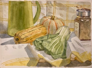 Fall Still Life with Squashes #1