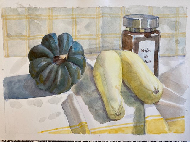 Fall Still Life with Squashes #2