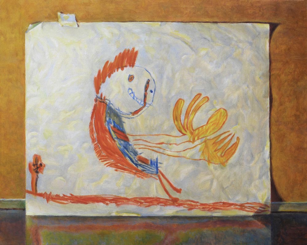 Still Life with Childhood Drawing (1970: Stumble)