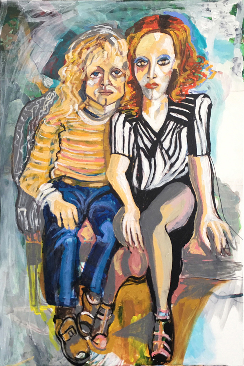 Hippies I Inspired by Alice Neel