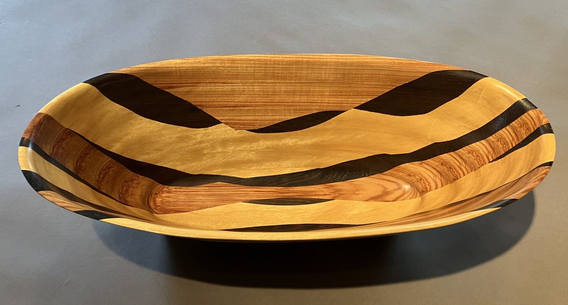 Draped Tent series wood vessel